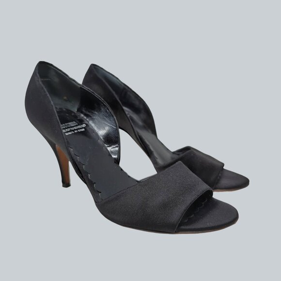 Moschino Shoes - Moschino Black Heels 37 6.5 D'Orsay Cheap Chic Formal